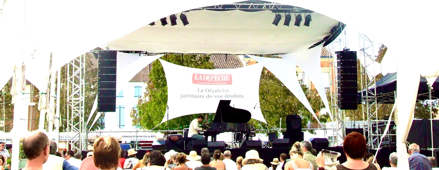 Concert sur la scène La Dépêche au festival JAZZ IN MARCIAC, 2007